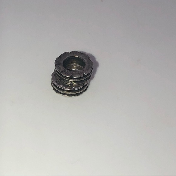 X2 Sterling Silver Spacer Beads Fits Pandora Snake Bracelet - Picture 2 of 4